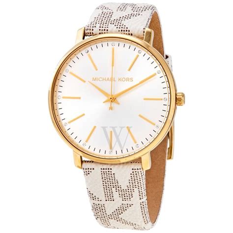 Michael Kors Women's Pyper White Dial Watch 